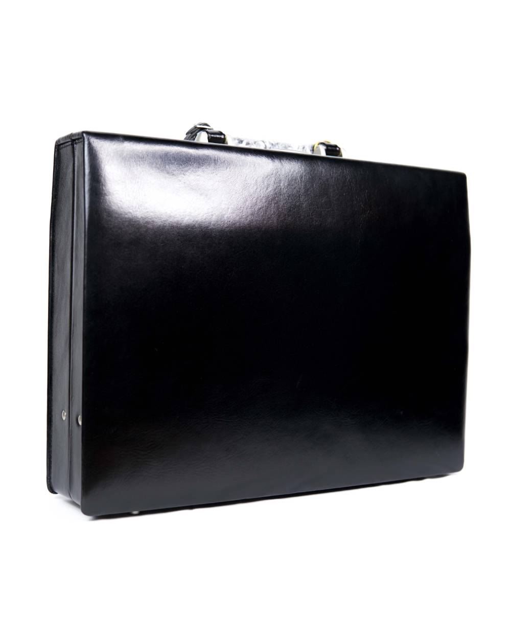 Full BLACK Leather Hand Bag Home